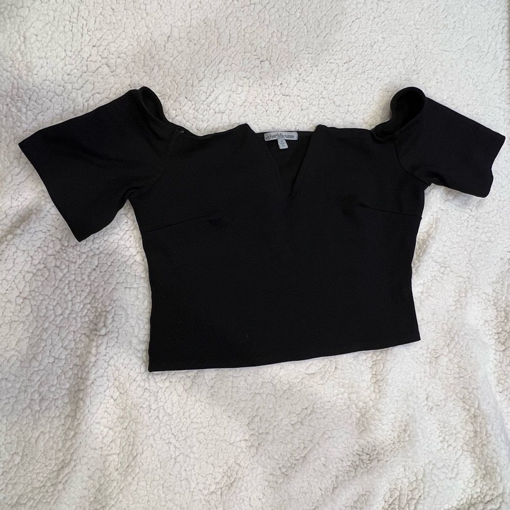 Charlotte Russe off the shoulder crop top